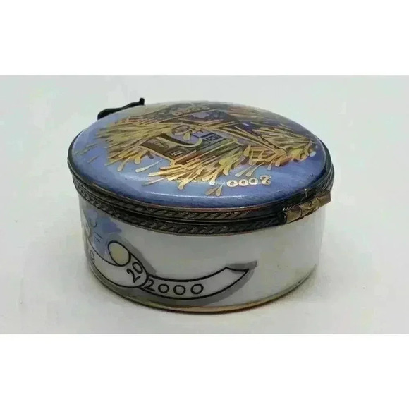 La Gloriette Limoges Millennium Eiffel Tower Arc de Triomphe Trinket Box Ltd Ed - Picture 5 of 13